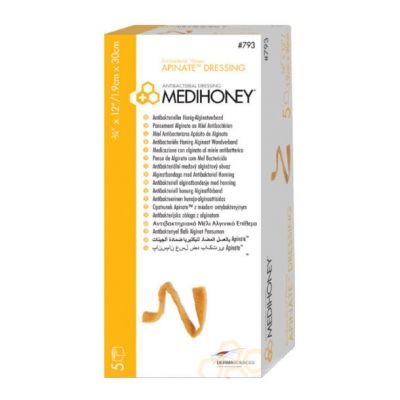 MediHoney Apinate Dressings 1.9cm x 30cm Rope Pack Size 5