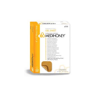 MediHoney Dressings 5cm x 5cm Tulle Pack Size 5