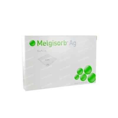 Melgisorb Ag Dressings 5cm x 5cm Pack Size 10