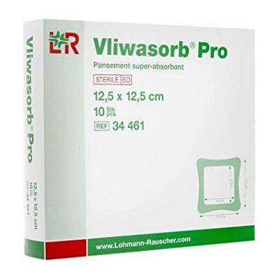 Vliwasorb Pro Dressings 12.5cm x 12.5cm Pack Size 10